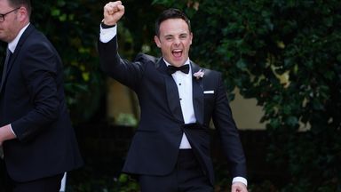 The BGT presenter was in high spirits after the ceremony